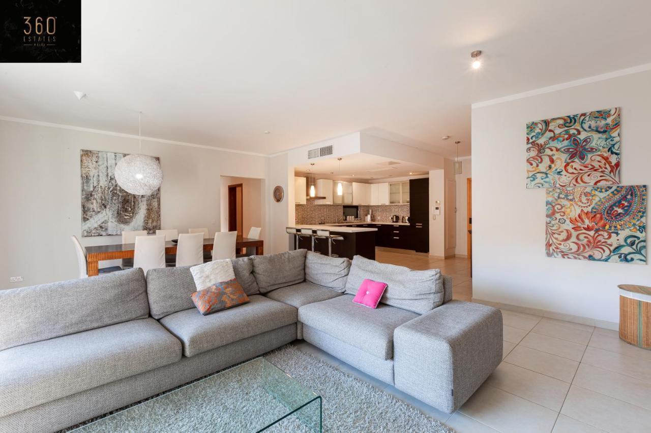 شقة Pender Lux Complex - 3Br Unit With Private Parking By 360 Estates سانت جوليان المظهر الخارجي الصورة